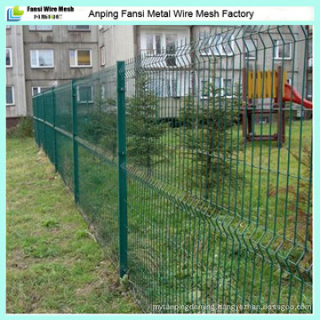 Galvanized and PVC Coated Welded Wire Mesh Fence